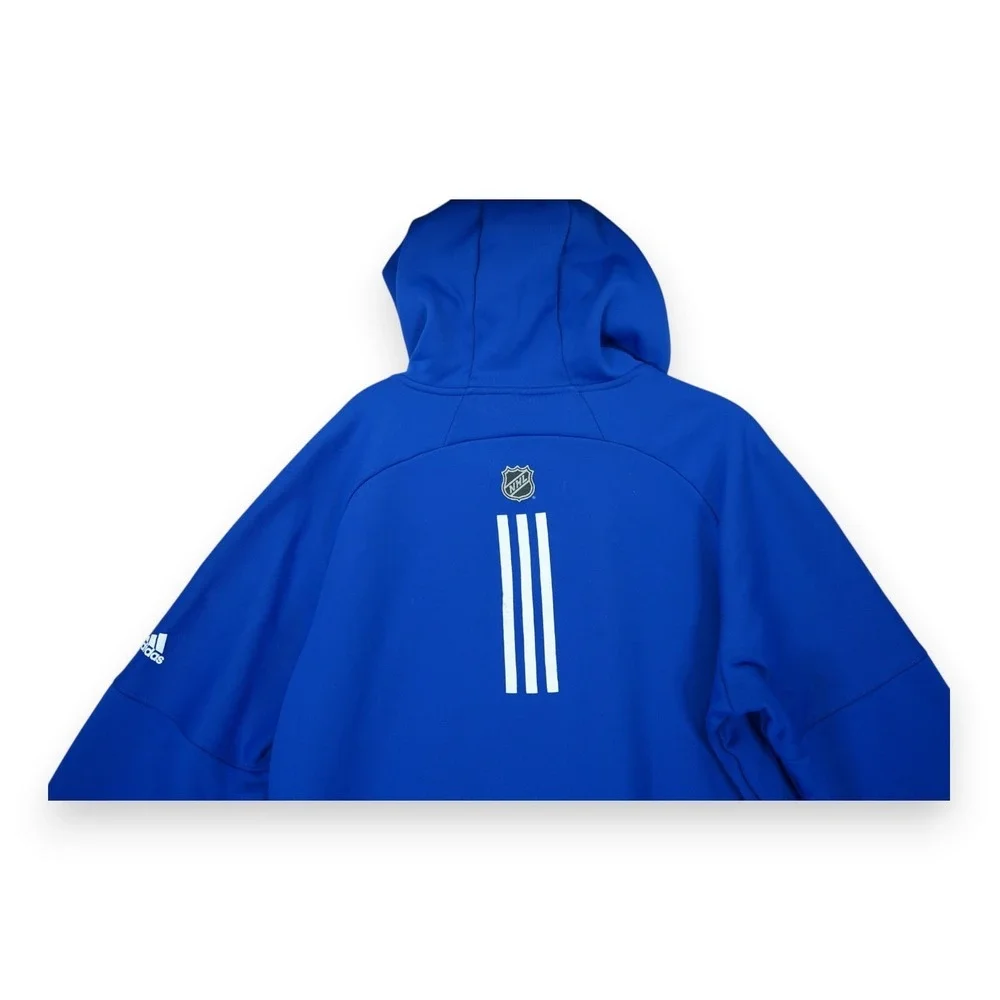 Tampa Bay Lightning Hoodie Sweatshirt‎ Mens XL Blue NHL Hockey Adidas Full Zip